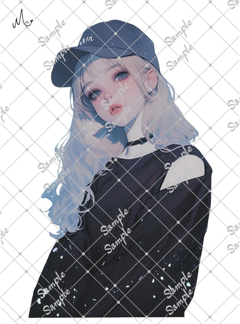 原创人物贴纸 - 贴纸 - 纸 