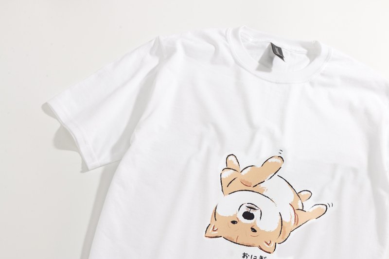 小饭团 柴犬女版T恤 柴柴T 人家不依啦 踢踢踢 - 女装上衣 - 棉．麻 