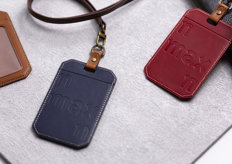 独行系列 / 皮革证件套组-六色任选(含颈挂绳) - 证件套/卡套 - 真皮 多色