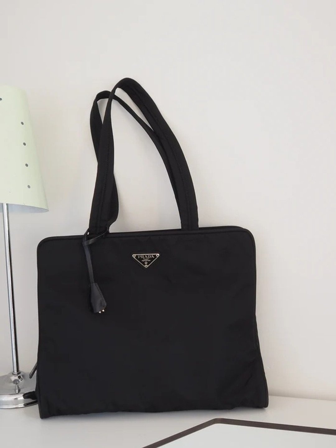 PRADA 尼龙肩背包 黑色 古董精品 - 侧背包/斜挎包 - 尼龙 黑色