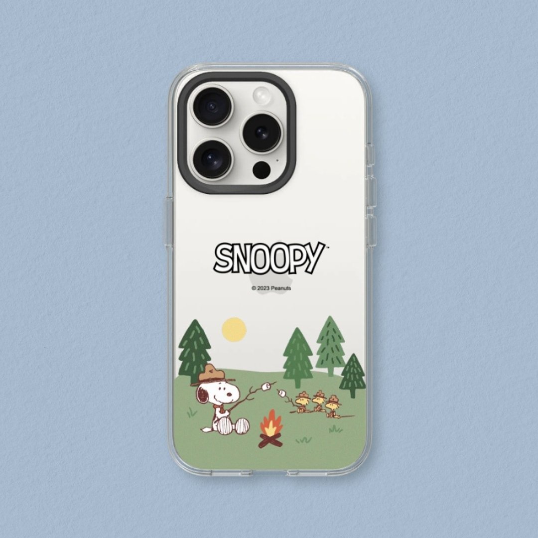 Clear透明防摔手机壳∣Snoopy史努比/露营趣 for iPhone - 手机配件 - 塑料 透明