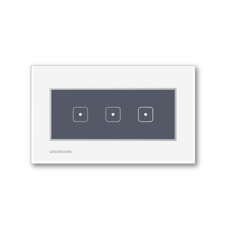 G-Switch T1支持苹果Apple Home 无线智能三开关(银色) - 数码小物 - 塑料 白色