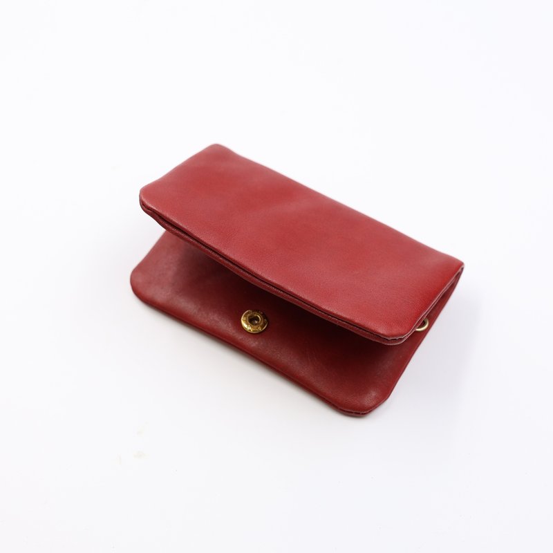 手工植鞣皮革-摔软卡币零钱包 Card Coin Purse - 零钱包 - 真皮 