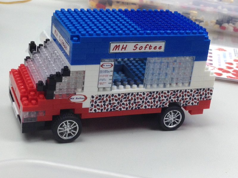 雪糕车-微型积木 - 桌游/玩具 - 塑料 