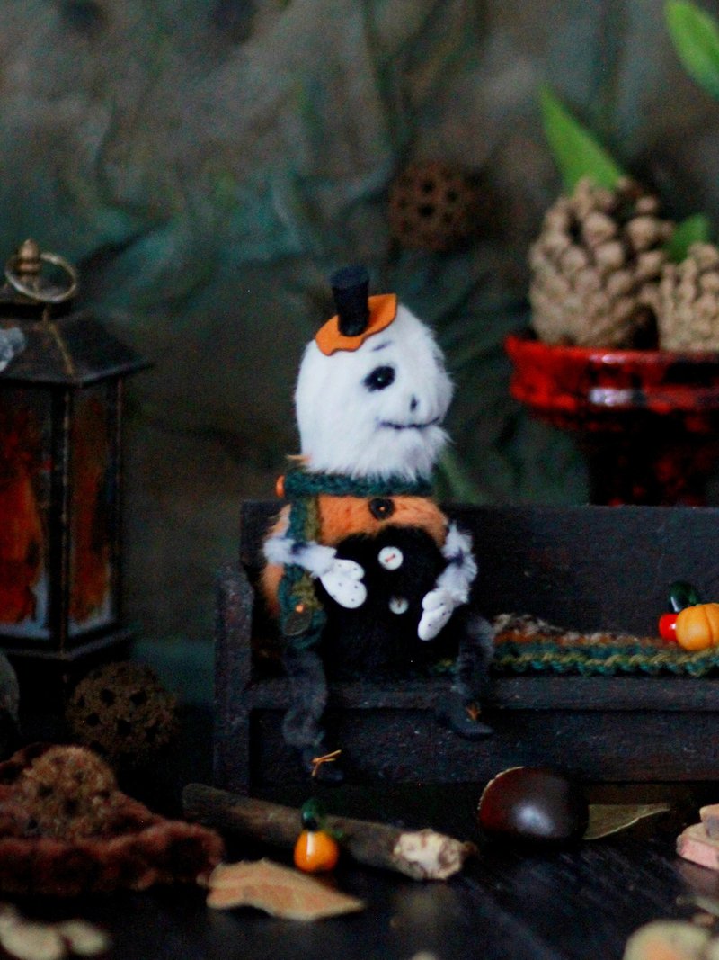 Fantasy Pumpkin Joe - Fluffy Halloween Collection - 玩偶/公仔 - 其他材质 橘色