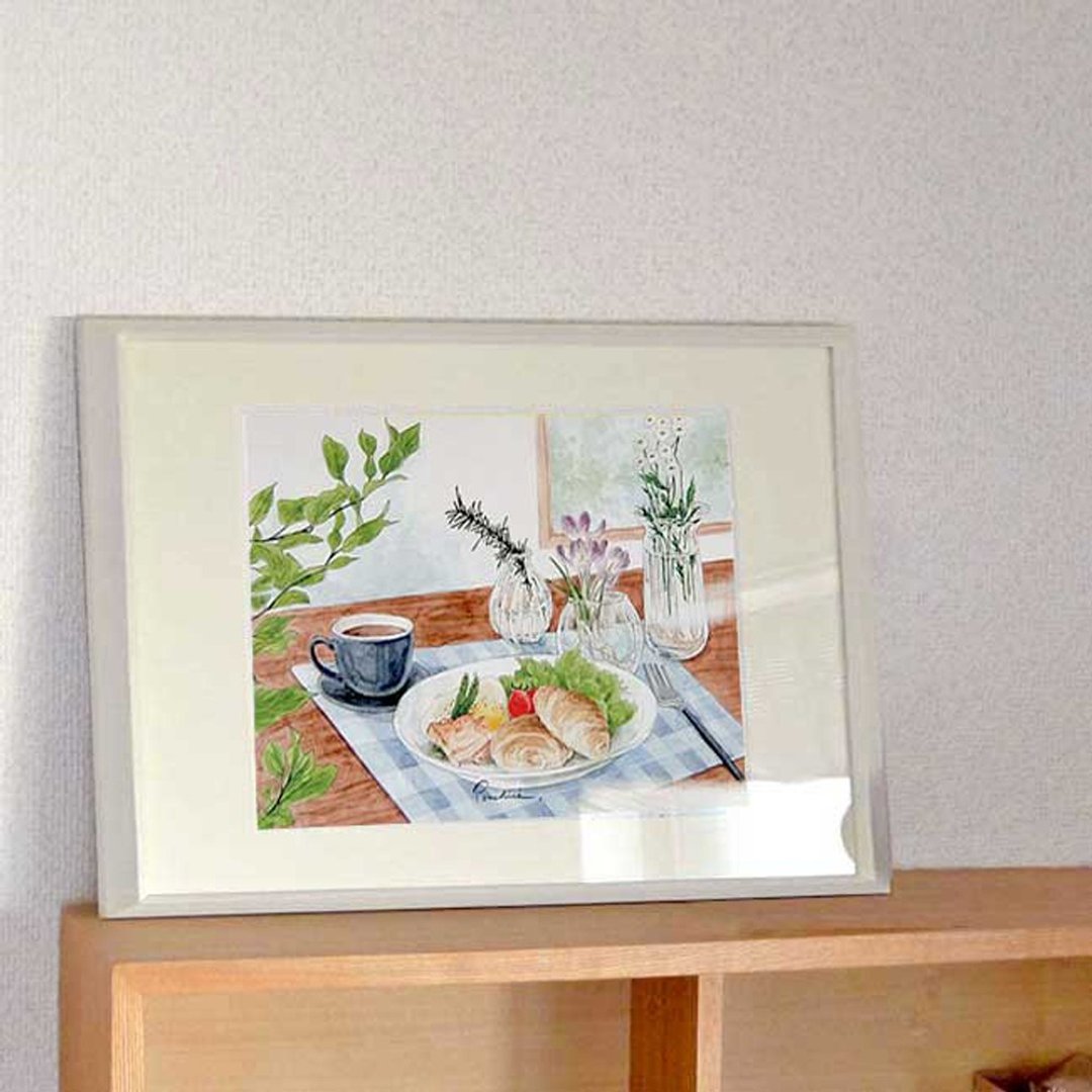 插画海报早餐 - 海报/装饰画/版画 - 纸 多色