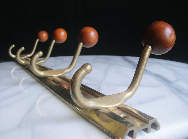 【老时光 OLD-TIME】早期二手台湾制铜挂衣架 - 收纳用品 - 其他材质 