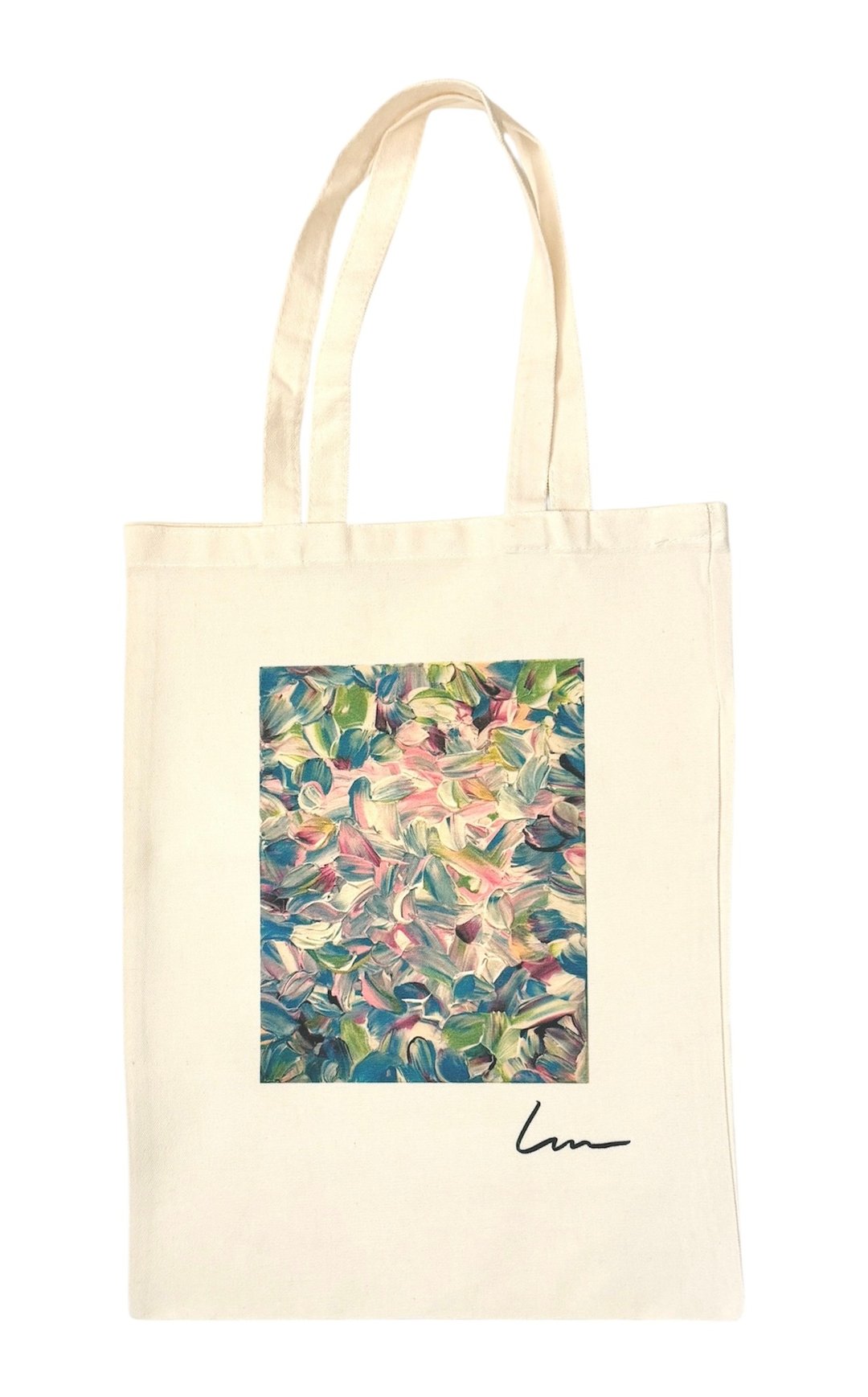 ART BAG 艺术家抽象画帆布包-暧昧 - 其他 - 棉 白色