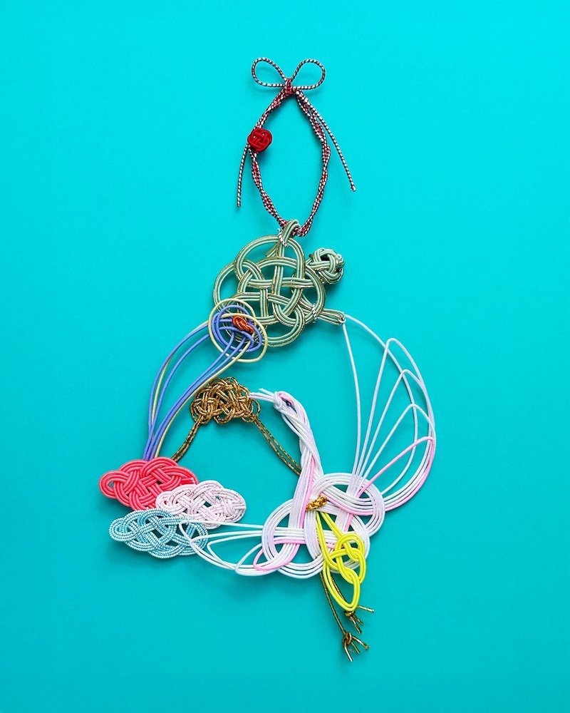 摆饰 富士与鹤龟 - 墙贴/壁贴 - 纸 白色