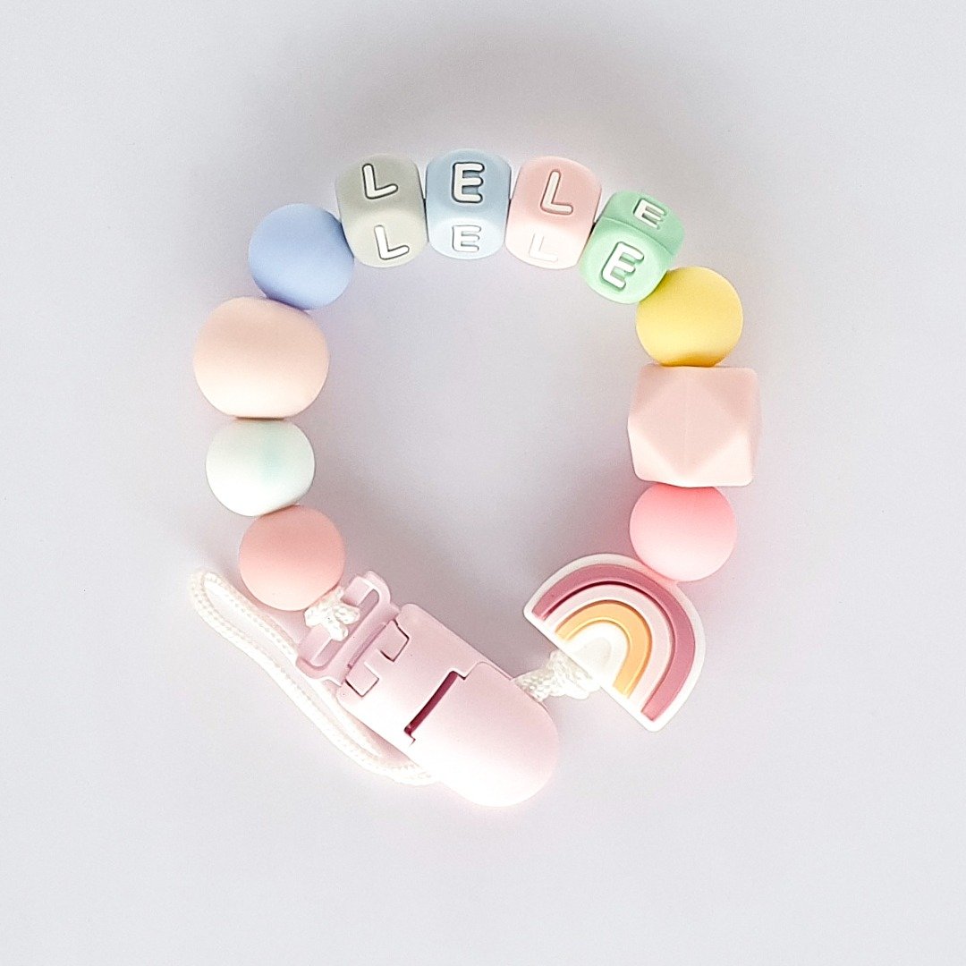 LELE 彩虹 定制化奶嘴链 - 玩具/玩偶 - 其他材质 多色