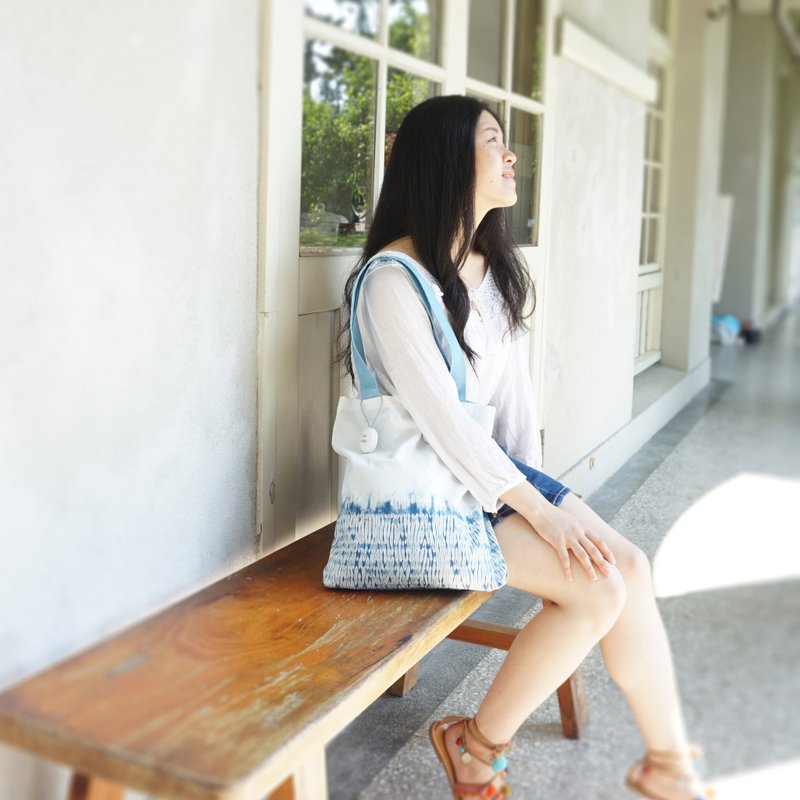 Goody Bag - S.A x 肩背包85折福袋组 (全馆款式皆可选择) - 侧背包/斜挎包 - 棉．麻 蓝色