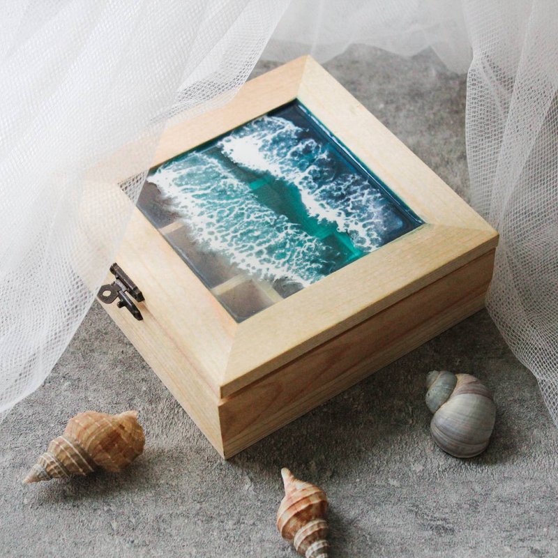 【台北场】下班随手作 | 环氧树脂海洋收藏盒 - 木工/竹艺 - 蜡 