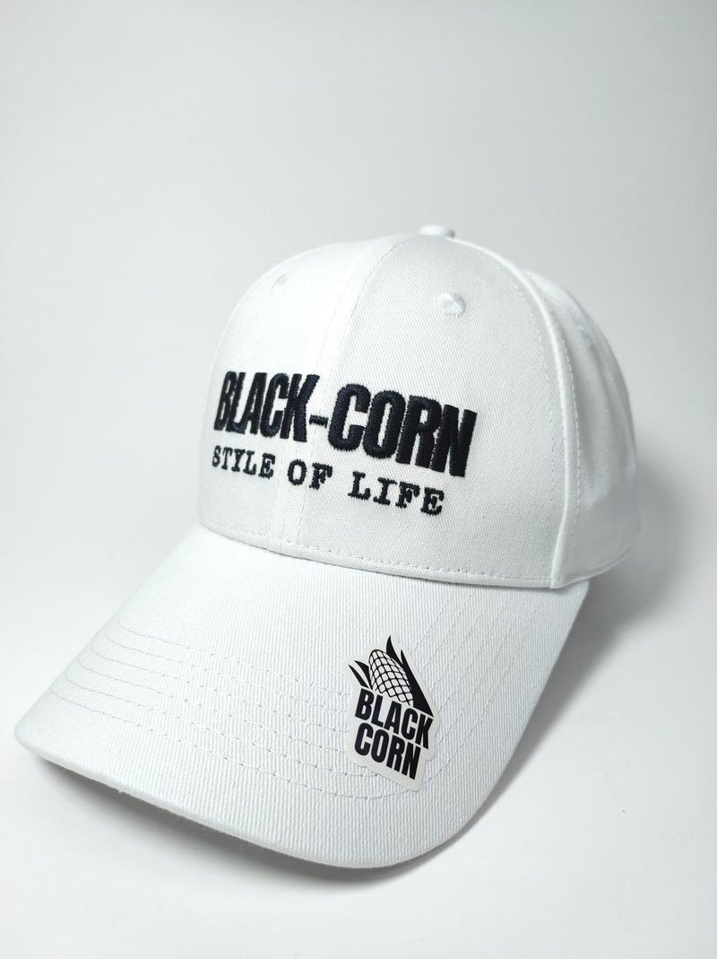 CAPTAIN CURVED ADJUSTABLE CAP 弧形可调节帽(GP230519NO1WH) - 帽子 - 棉．麻 