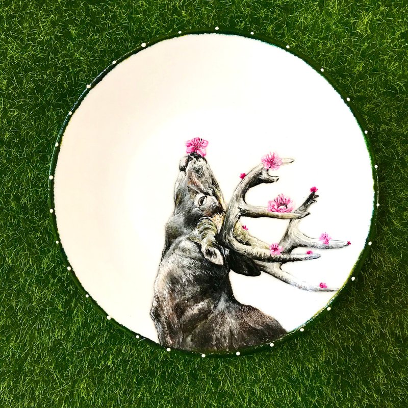 *现货* *冬日班比* 6寸点心盘 - 浅碟/小碟子 - 瓷 