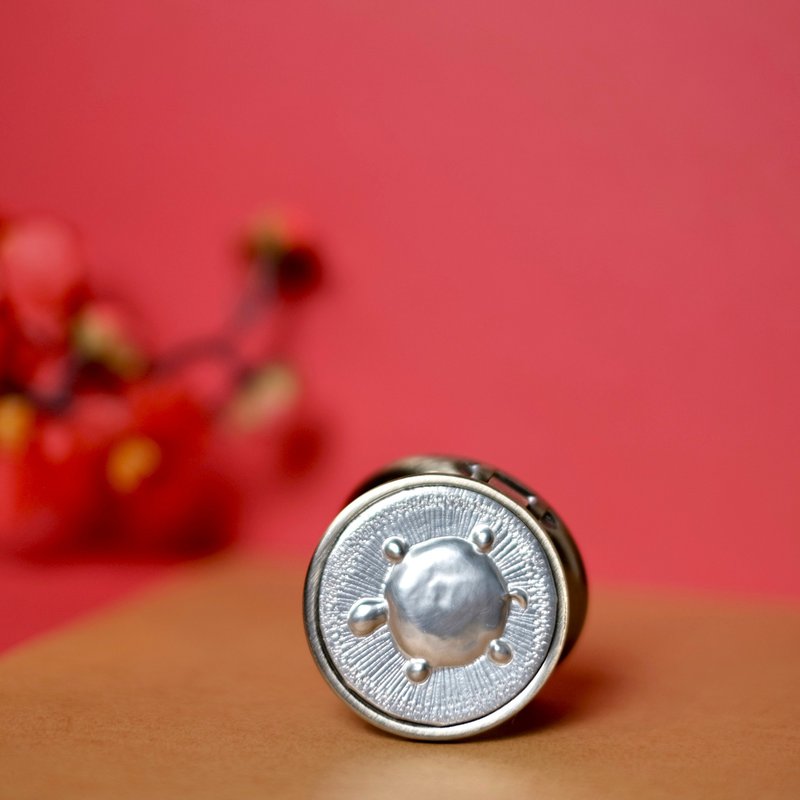 小锡龟/纯锡浮雕/实用/随身收纳盒 - 其他 - 其他金属 银色