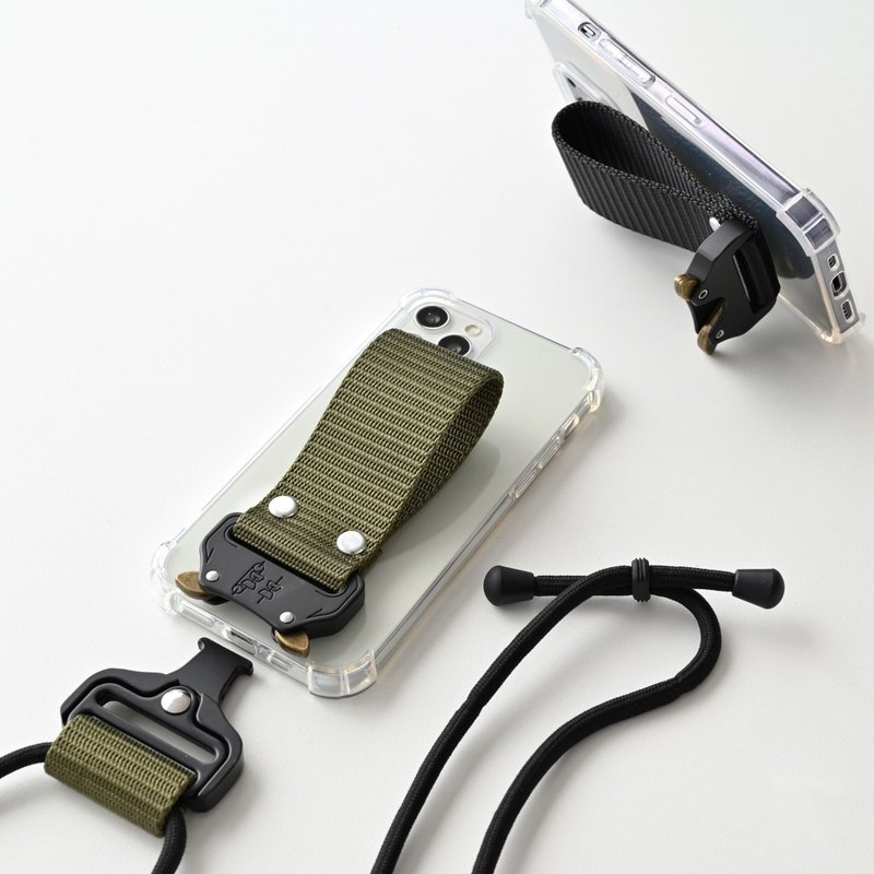 易于穿脱，兼容于多种型号，智慧型手机保护套 [快拆 TPU 透明保护套套装] 可选智慧型手机肩带 CO16M - 手机壳/手机套 - 塑料 透明