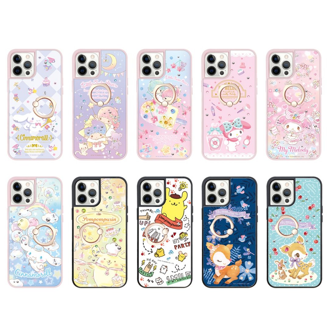 三丽鸥 iPhone 12全系列 水晶彩钻减震指环扣手机壳-其他款多款01 - 手机壳/手机套 - 其他材质 多色