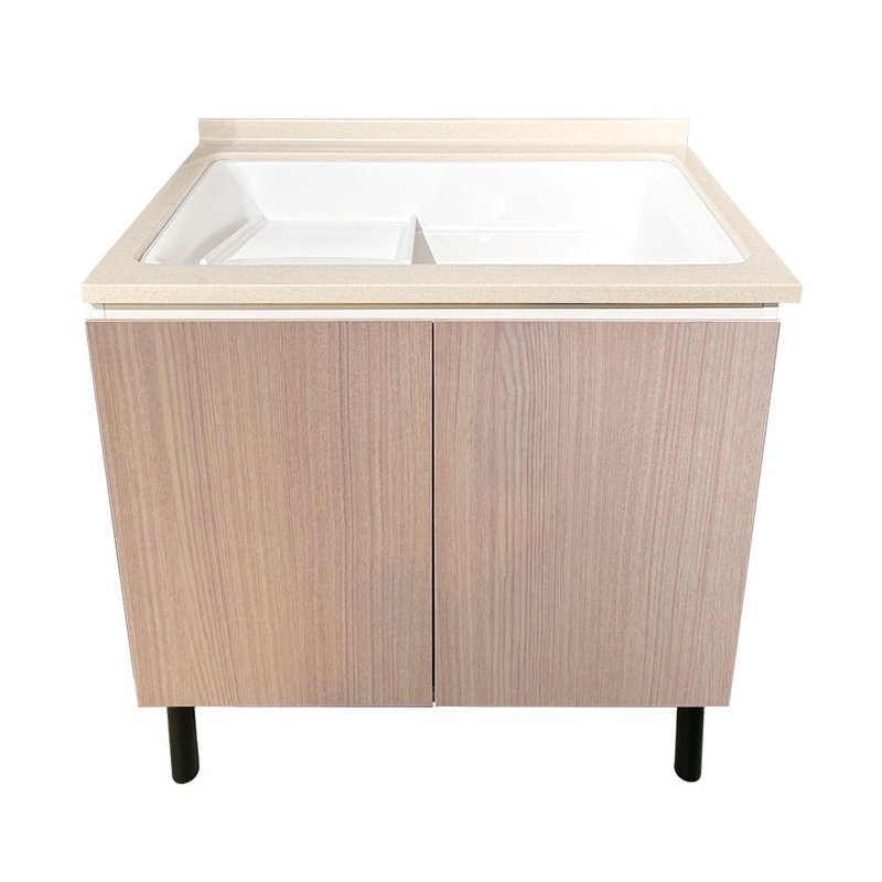 【MULTI】MIT 台湾制造工厂直营 客制化洗衣阳台柜 90cm - 卫浴用品 - 其他材质 