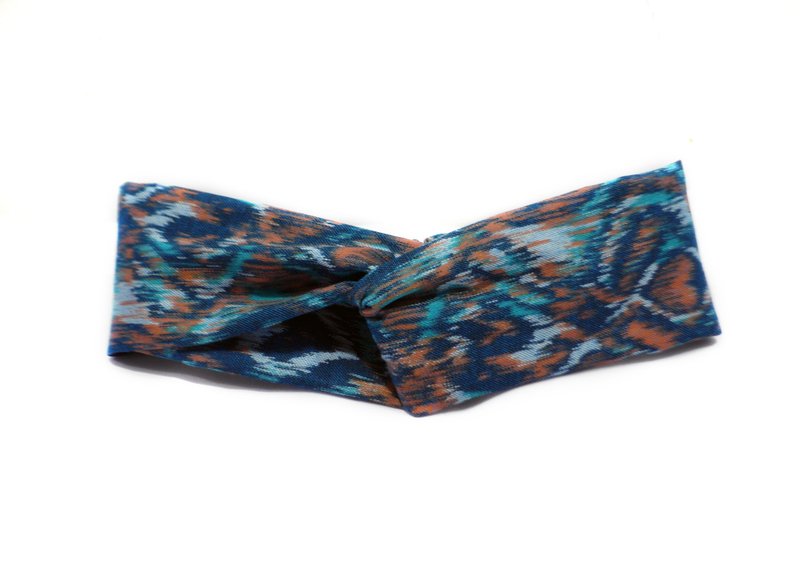 夜空星云◎发带◎MIX - 发饰 - 棉．麻 蓝色