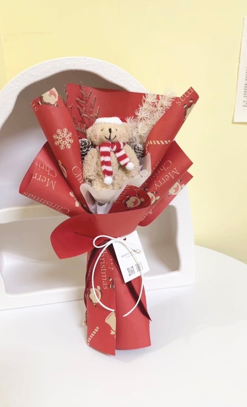 【圣诞礼物】圣诞干燥花束 永生花束 不凋花 交换礼物 - 干燥花/捧花 - 植物．花 