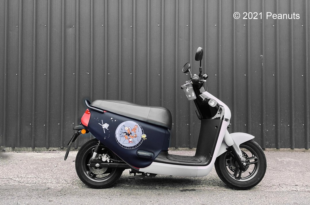 gogoro 车身造型保护套 SNOOPY 史努比 银河系列 - 其他 - 聚酯纤维 黑色