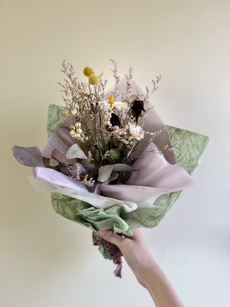 绿色系永生花、干燥花、定制花礼 - 干燥花/捧花 - 植物．花 绿色