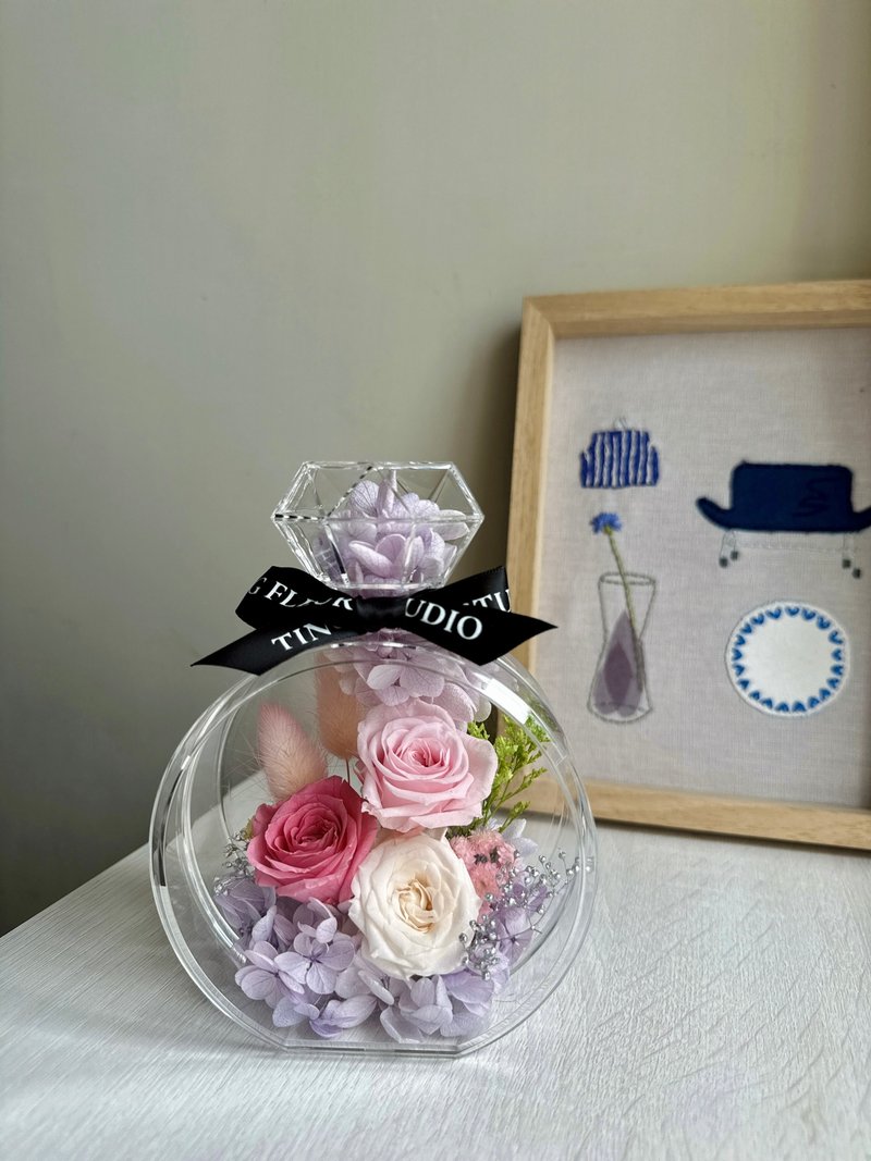 永生花香水瓶 - 干燥花/捧花 - 植物．花 