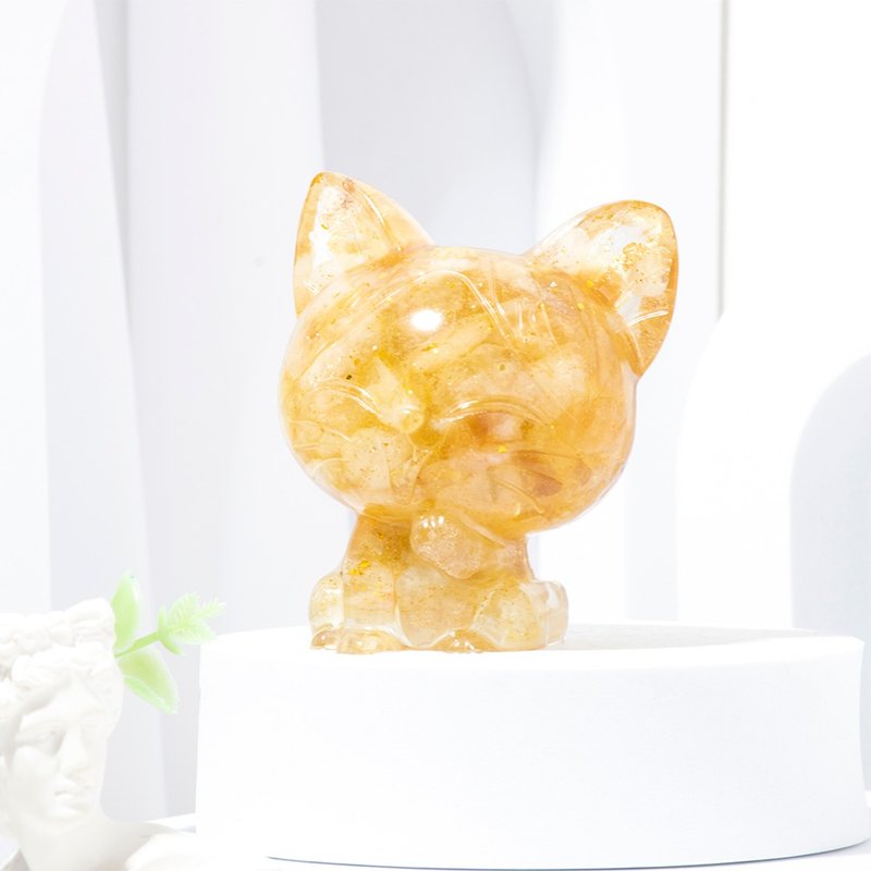 【许愿萌宠】【招财猫】多种水晶可选 - 摆饰 - 水晶 多色