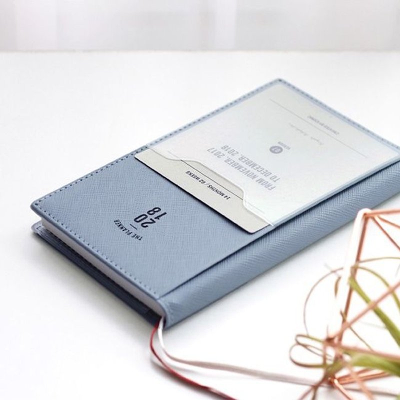 [最后一批预购]  ICONIC 2018经典随身周志(时效)-文青蓝,ICO50343 - 年历/台历 - 纸 蓝色