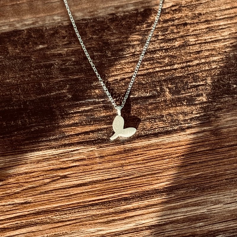 小树苗项链  森林叶语系列  是一颗小树苗 也像颗小爱心 - 项链 - 纯银 