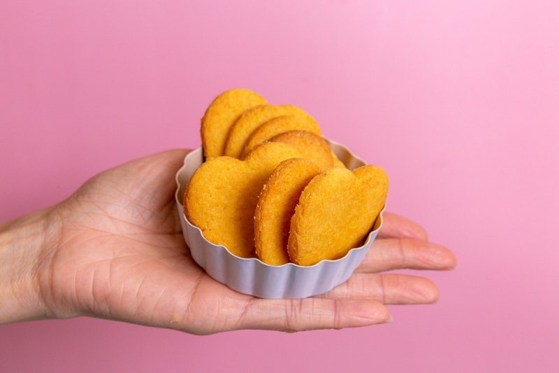 奶香软饼干/无加糖无淀粉甜点/零食 - 蛋糕/甜点 - 新鲜食材 咖啡色