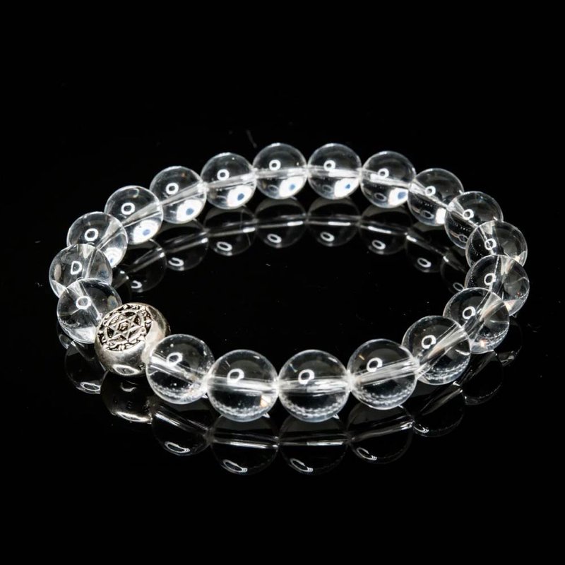 骑士之歌。大卫之星 (银) 台湾原创设计手工手环手链串珠饰品配件 - 手链/手环 - 纯银 透明