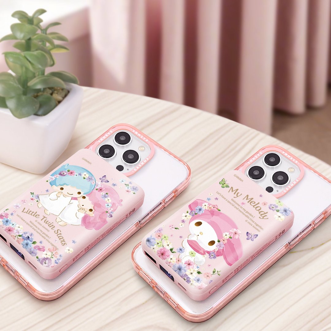 GARMMA My Melody&KiKiLaLa 磁吸无线行动电源 38.5Wh - 充电宝/传输线 - 其他金属 粉红色