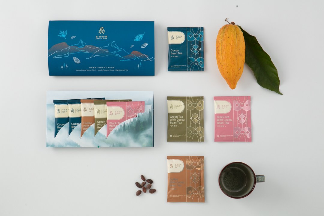 丞羽庄园-可可豆茶信封系列(四种口味大满足/100%台湾自产自销) - 健康/养生 - 其他材质 多色