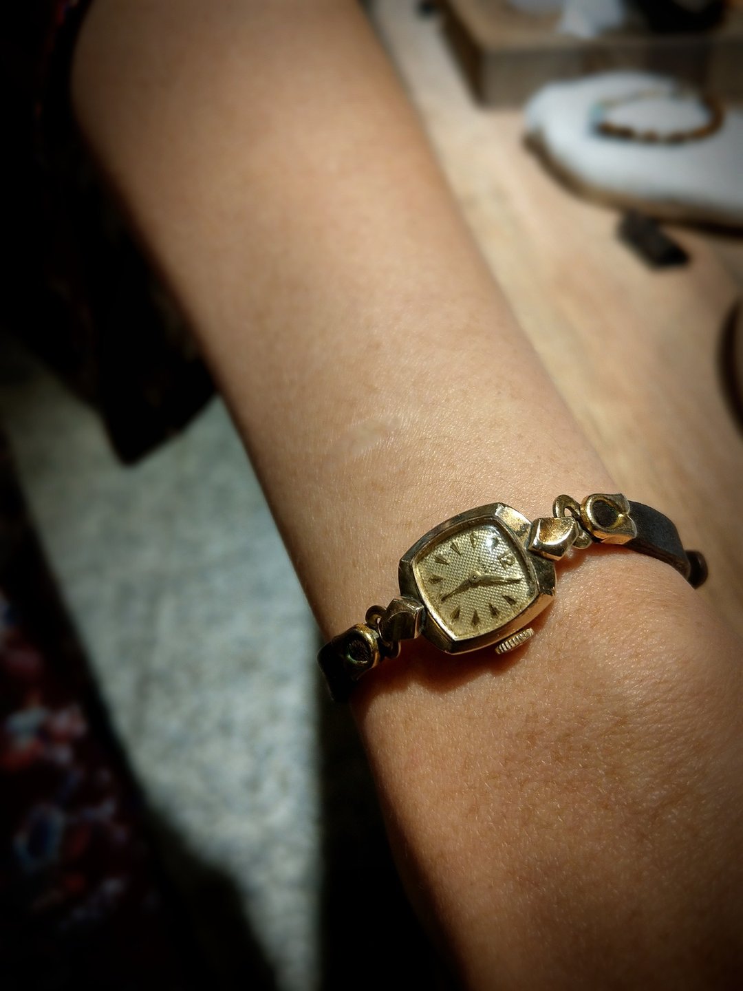 【稀有品】欧米茄 Omega Vintage 1950s Ladies watch_古董表 - 女表 - 其他金属 金色