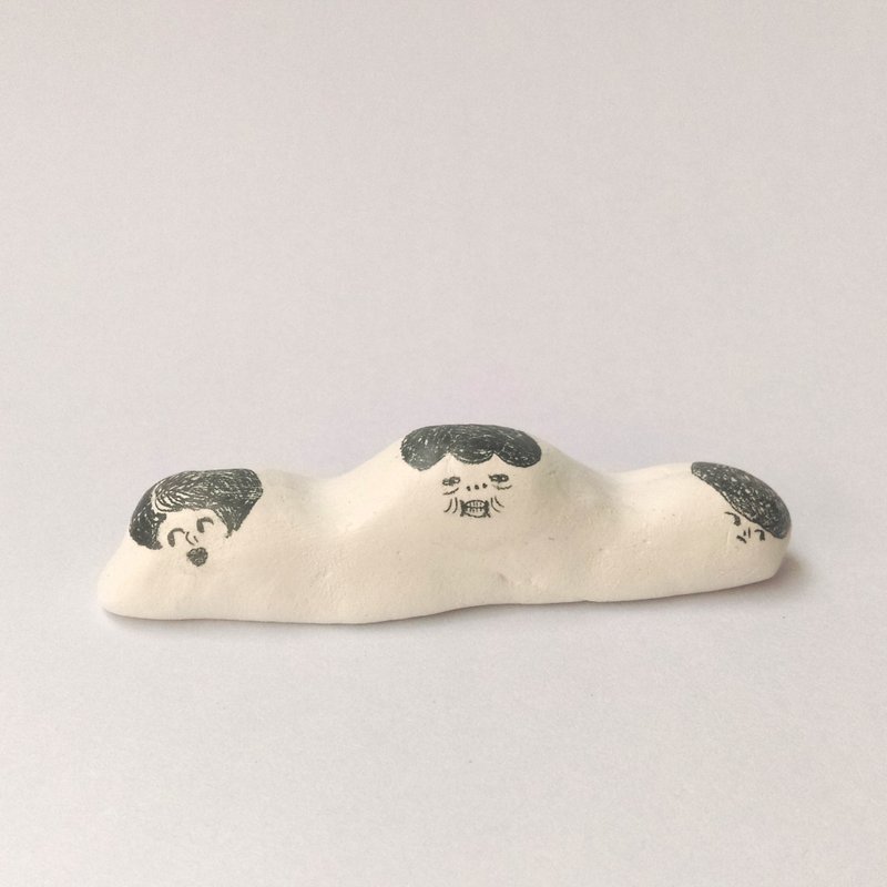 桌面生物 小小山峦｜纸镇 笔搁 摆件 摆饰 饰品 疗愈 奇怪 - 其他 - 粘土 