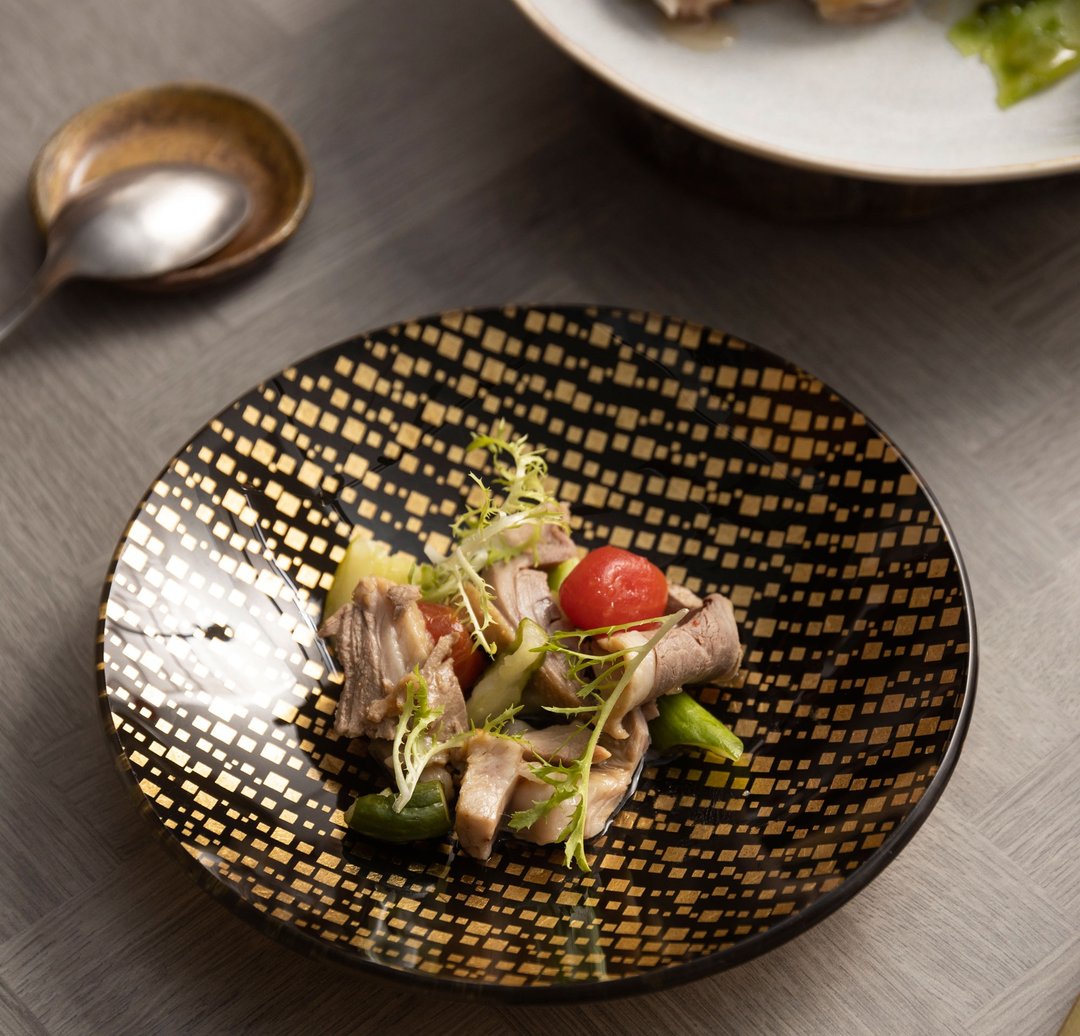 餐厅指定款【流金岁月玻璃盘系列-2入组】餐盘│果盘│烘焙 - 盘子/餐盘/盘架 - 玻璃 黑色