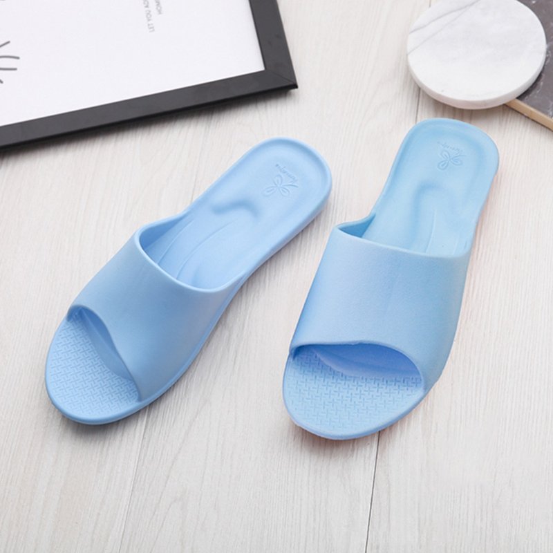 【维诺妮卡】香氛舒适 简约机能室内拖鞋-蓝 - 室内拖鞋 - 塑料 