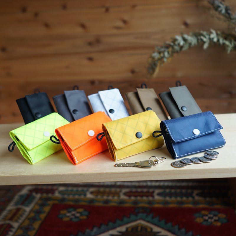 颜色可选・迷你健行钱包/登山・露营・户外・防水・超轻・迷你钱包・slowhike・HW-03 - 皮夹/钱包 - 环保材料 黑色