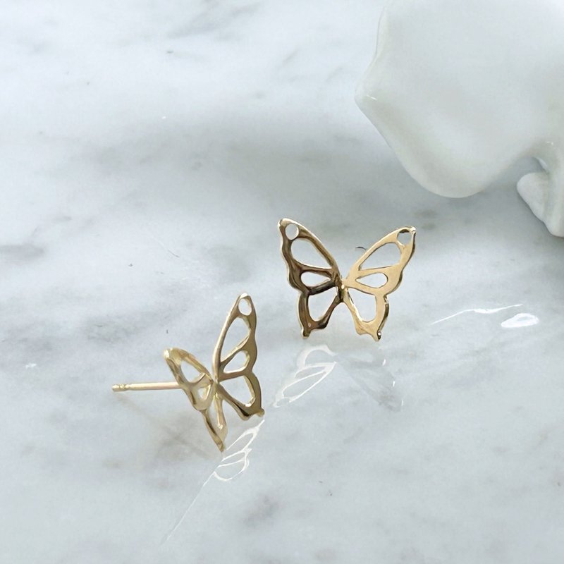 Ulysses K18 耳环 1个 【FP126】 - 耳环/耳夹 - 其他金属 金色