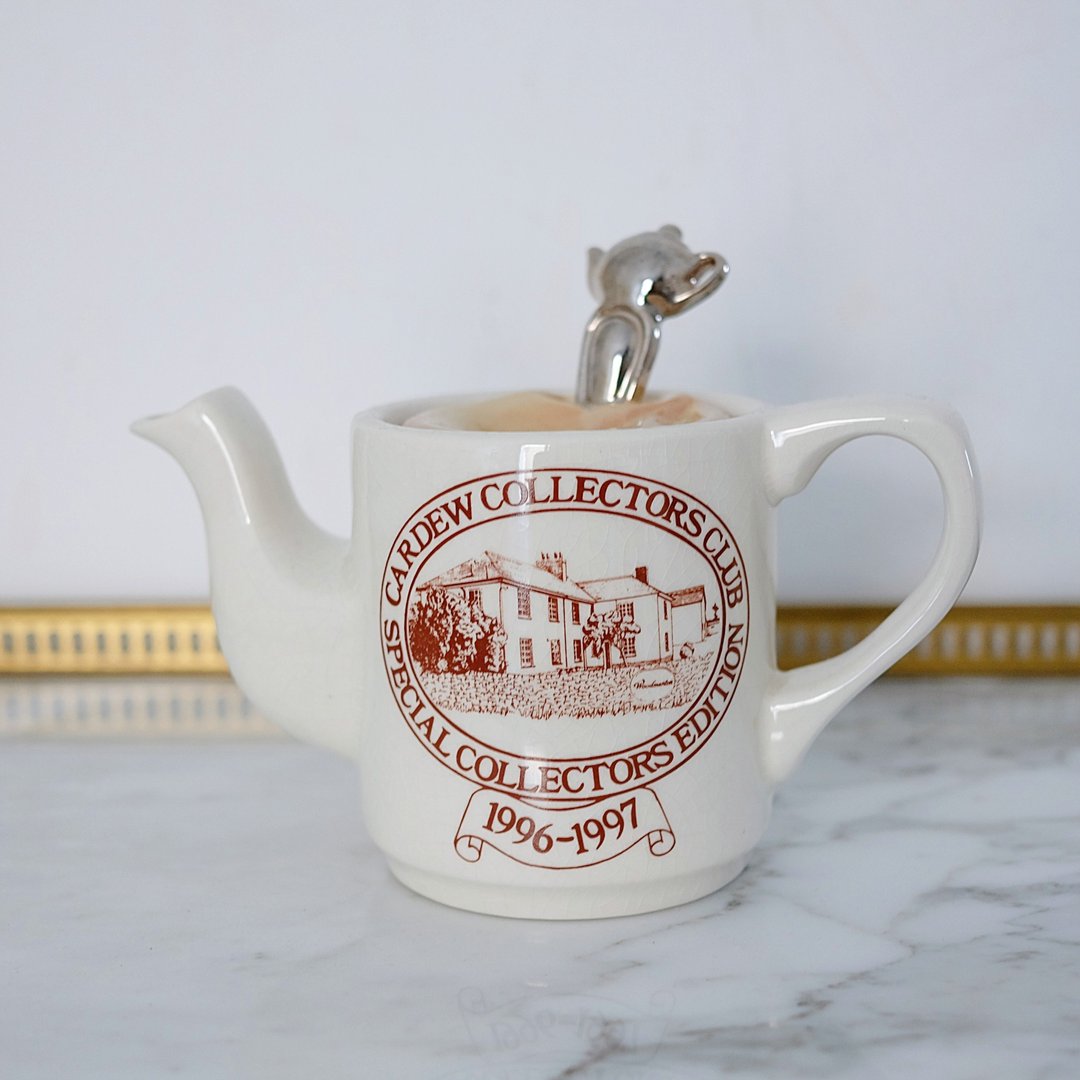 英国复古 Paul Cardew 收藏家俱乐部茶壶 - 茶具/茶杯 - 陶 白色