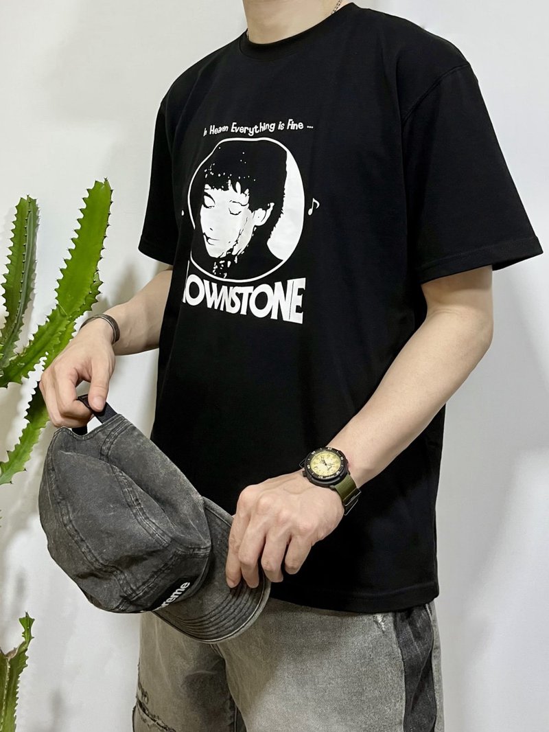 枪与玫瑰 短袖乐团T恤 - 男装上衣/T 恤 - 棉．麻 黑色