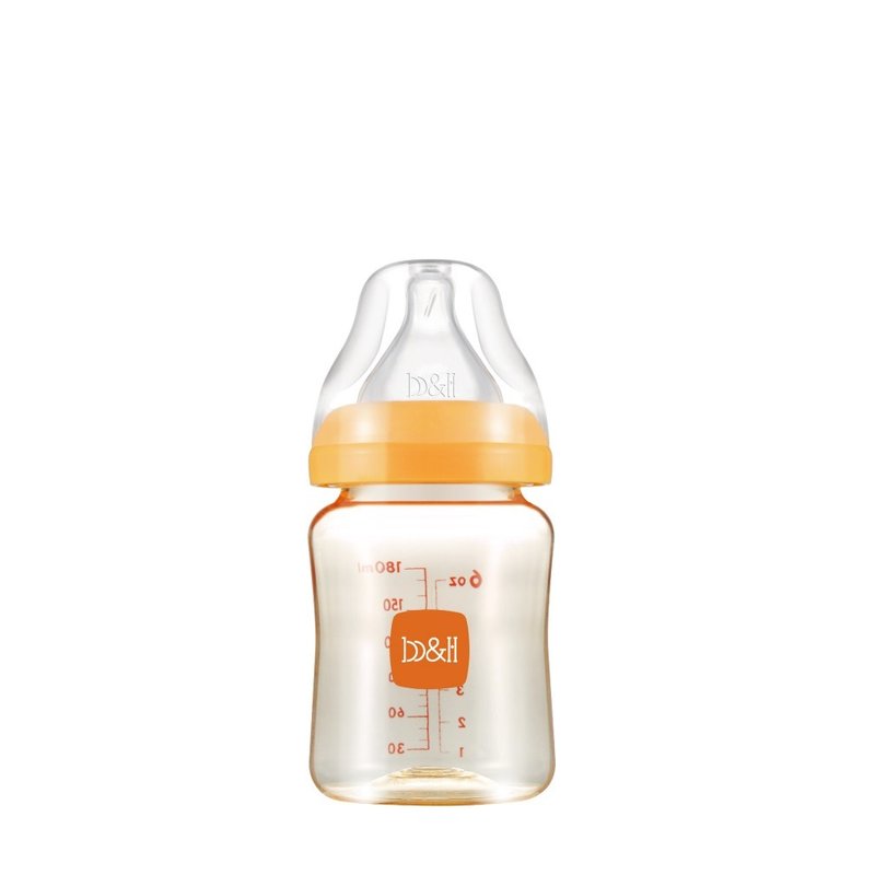 b&h 宽口径PPSU防胀气奶樽180ml 配贝赫奶嘴 - 奶瓶/奶嘴 - 其他材质 透明