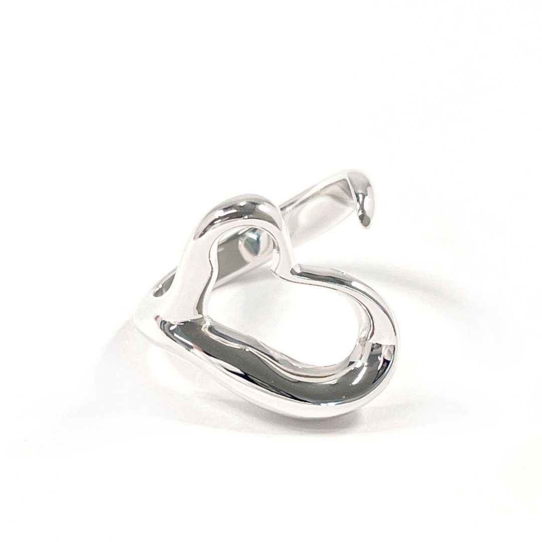 【日本直寄．近全新美品】13号 蒂芬妮 TIFFANY&Co. 经典心形 戒指 Elsa Peretti 银 925 抛光处理 - 戒指 - 纯银 银色
