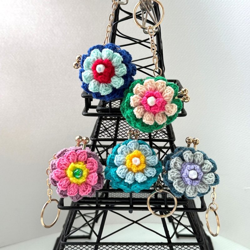 花语・迷你零钱包 | 3.5cm口金吊饰 - 零钱包 - 其他材质 多色