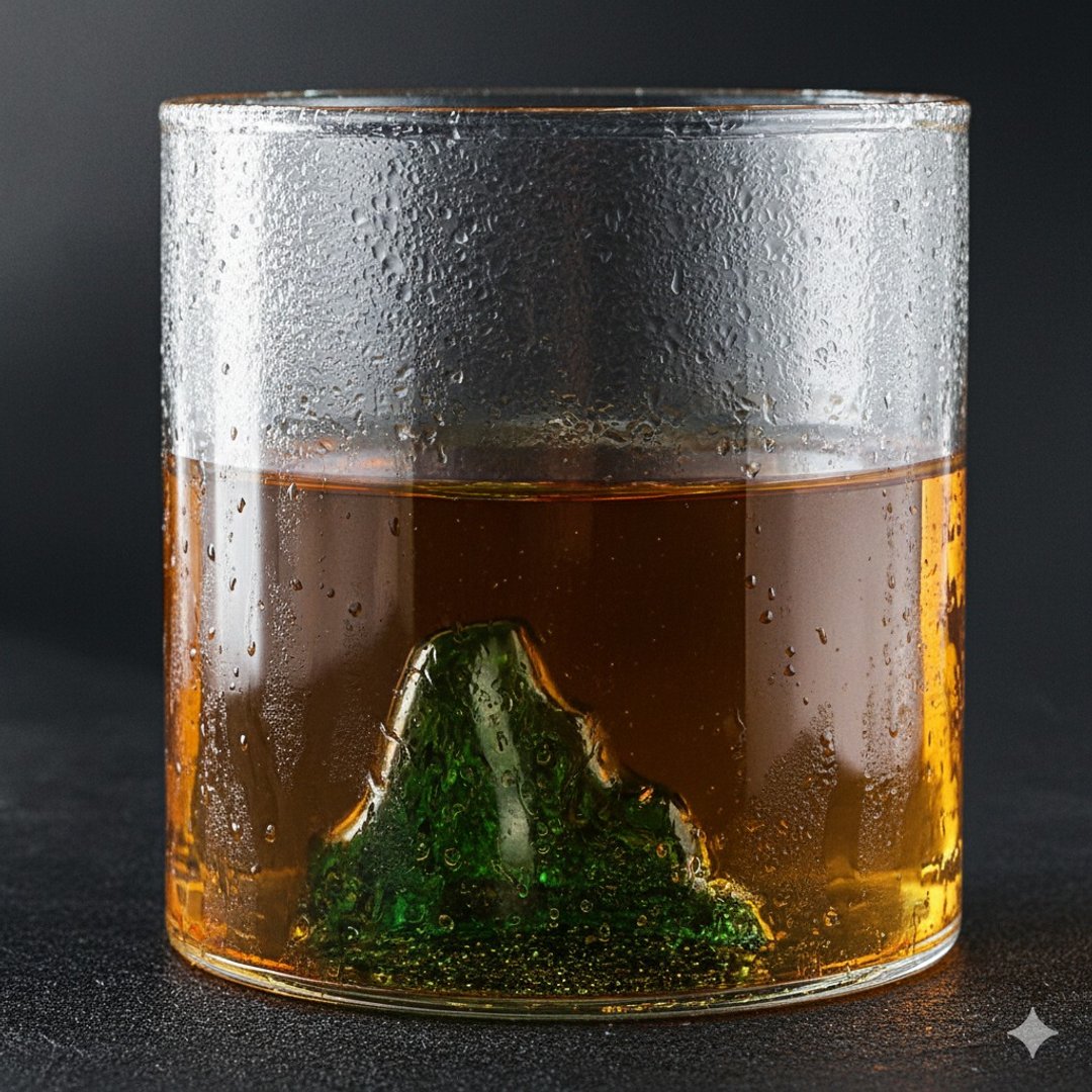 【爱台湾】原创手工吹制 玉山杯/威士忌杯/茶杯/冰山杯/日出 附杯 - 盘子/餐盘/盘架 - 其他材质 
