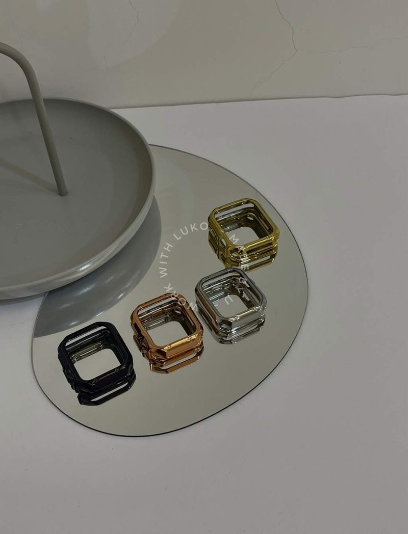 Apple Watch Case | TPU金属色工业风全包软式保护壳 - 表带 - 其他材质 