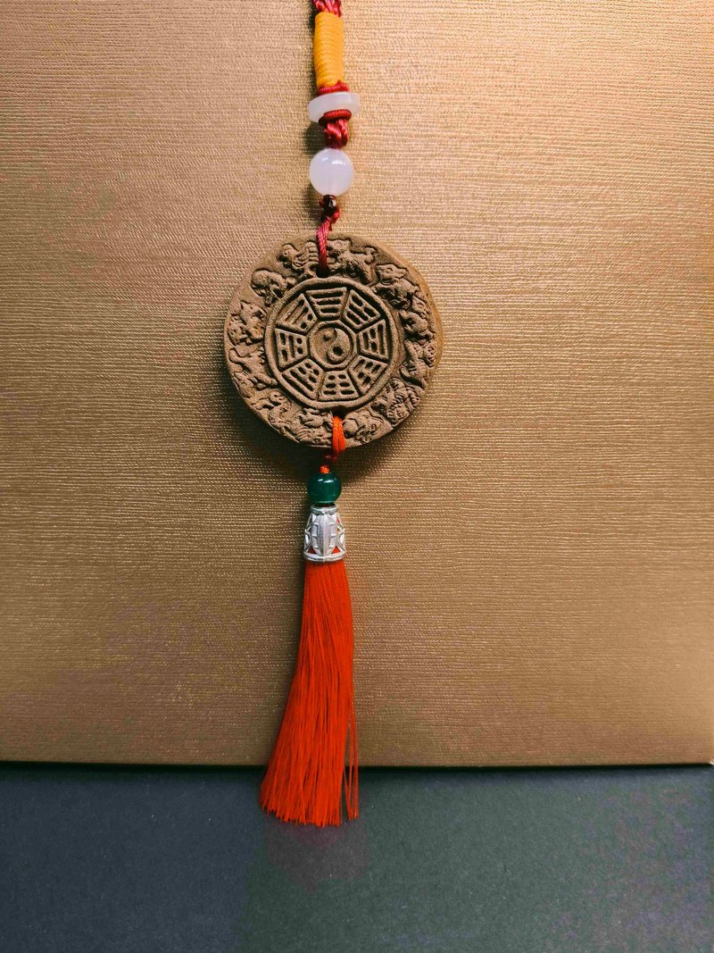 单面生肖八卦香牌 - 吊饰 - 其他材质 咖啡色