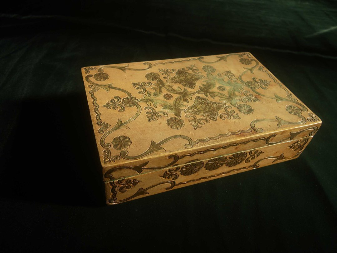 【老时光 OLD-TIME】早期手工雕刻珠宝盒 - 收纳用品 - 其他材质 