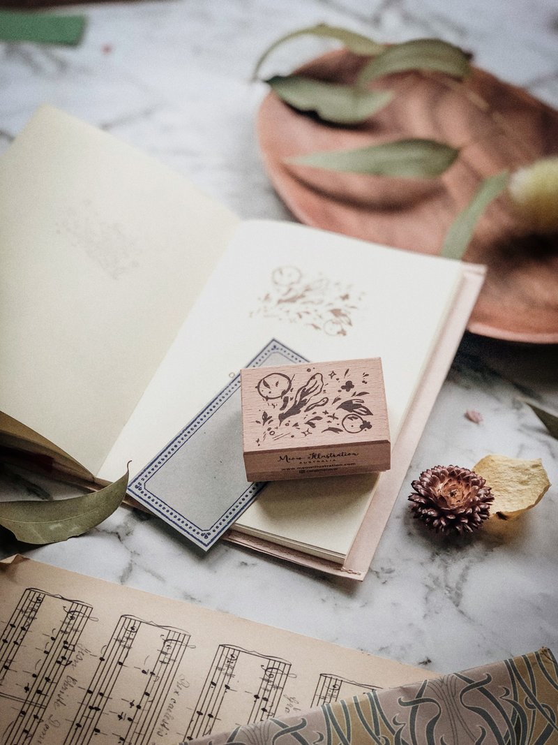 装饰印章系列-魔法泡泡 - 印章/印台 - 木头 咖啡色